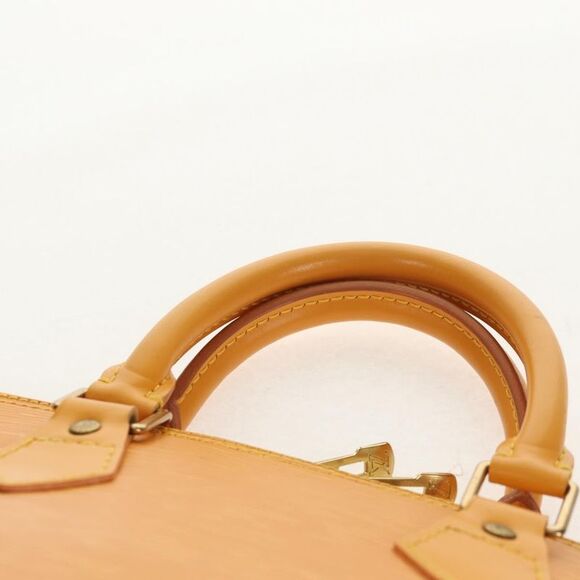 Louis Vuitton Alma Handbag Epi Leather Yellow Leather Handbag (Pre-Owned) - Picture 8 of 16